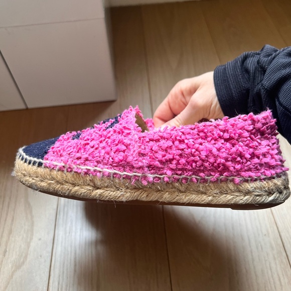 Chanel Espadrilles Pink /Navy Terry as 35/5 RARE! Authentic - Picture 6 of 12